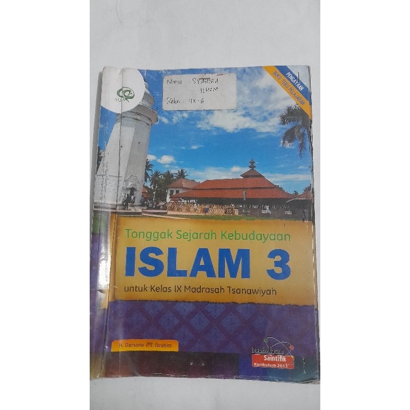 

Buku Sejarah Kebudayaan Islam SMP Kelas 9 Aqila