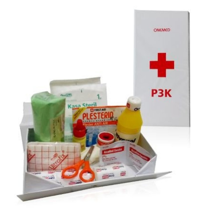Kotak P3K Mobil ONEMED + Isi Lengkap / Kotak P3K + Isi