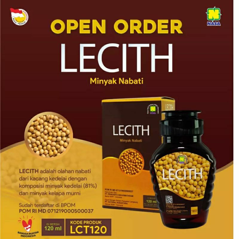 

LECITH kemasan baru 120 ML menurunkan kolestol,diabetes juga dapat di oleskan pada luka bakar dan luka lain