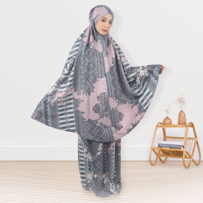 MUKENA LASERCUT SOFIA PRAYER SET MAXMARA IMPORT