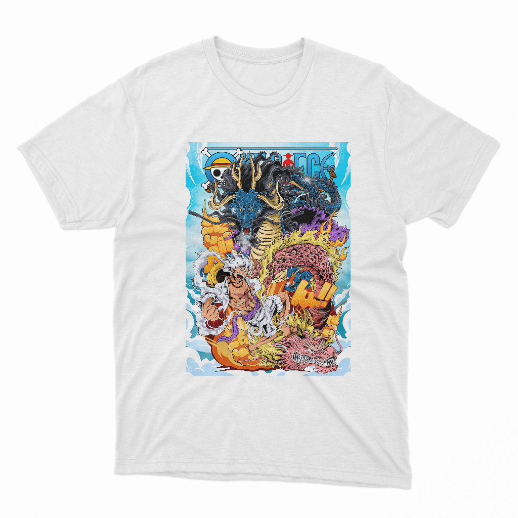 BAJU KAOS One Piece Luffy Vs Kaido