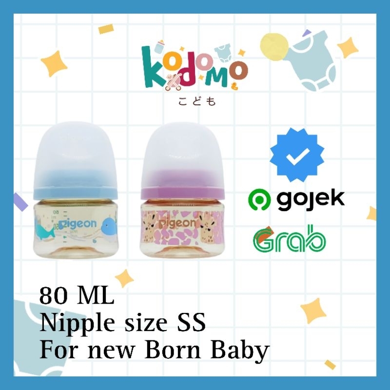Botol susu PIGEON PPSU GEN 3 80ML for NEW BORN