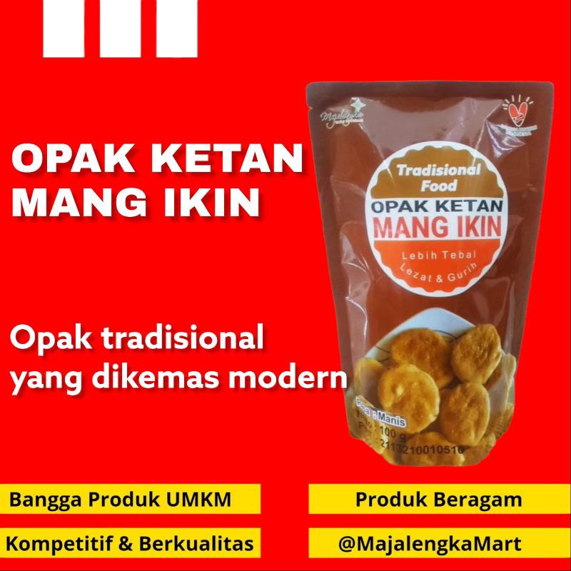 Opak Ketan MANG IKIN Makanan Tradisional Khas Majalengka