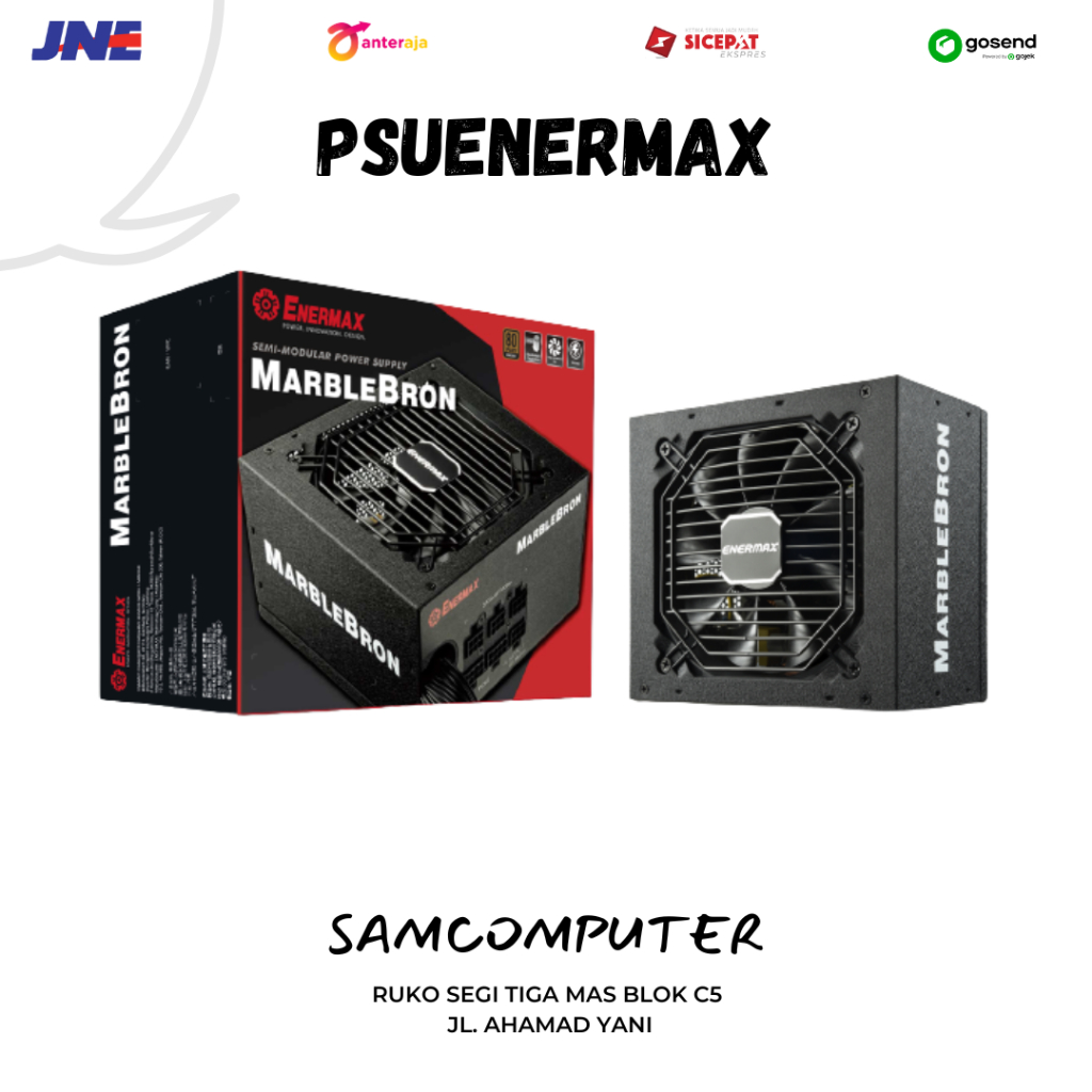 Power Supply Enermax MARBLE Bronze 550 watt 80+ Bronze Semi Modular