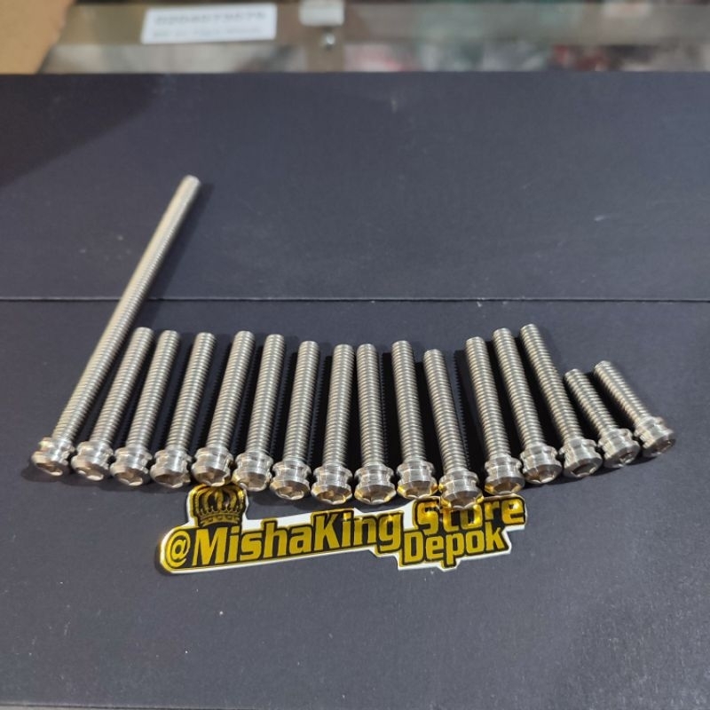 Baut bak cvt honda beat karbu probolt custom stanlis