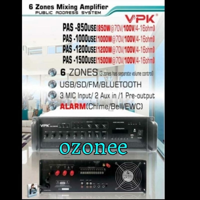 AMPLIFIER VPK PAS 850 USE AMPLI VPK PAS850USE VPK  850USE ORIGINAL