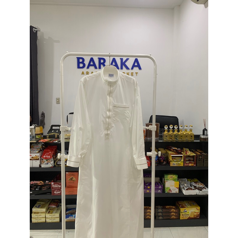 Jubah Zakhrafat Putih by Alshiaka