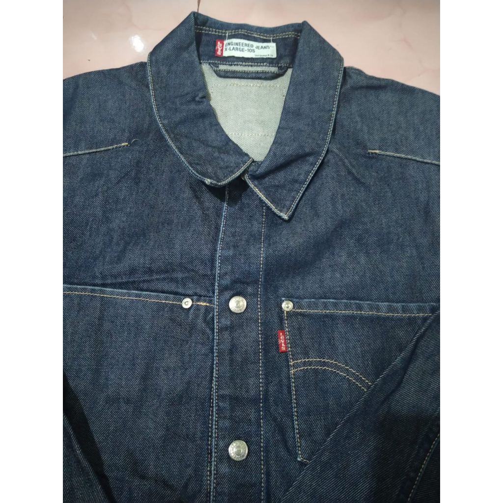 Jaket Levis* Engineered Second