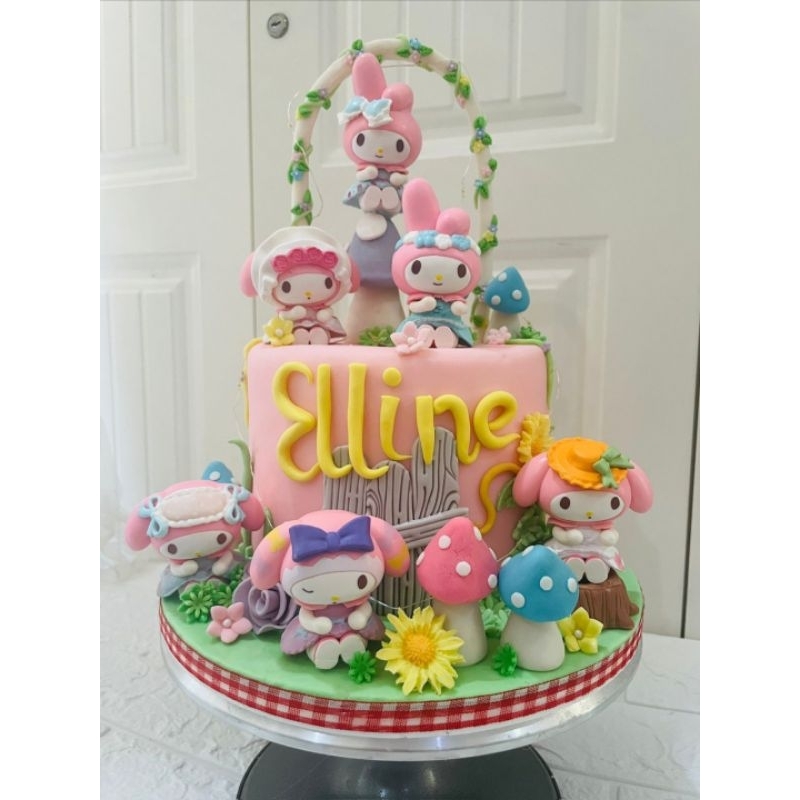 

MELODY THEME BIRTHDAY CAKE