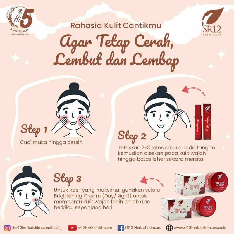 BRIGHTENING DAY CREAM & NIGHT CTEAM  SR12