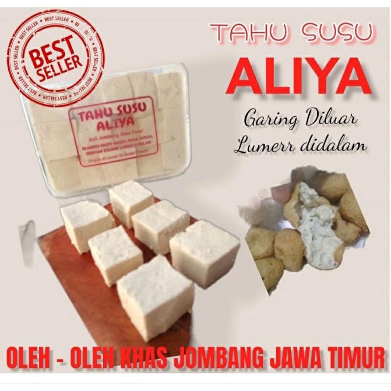 

Tahu susu Aliya tahu susu khas jombang isi 45pcs