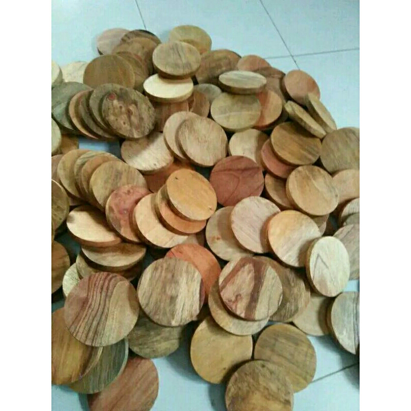 

caster polos kayu mahoni9x1cm