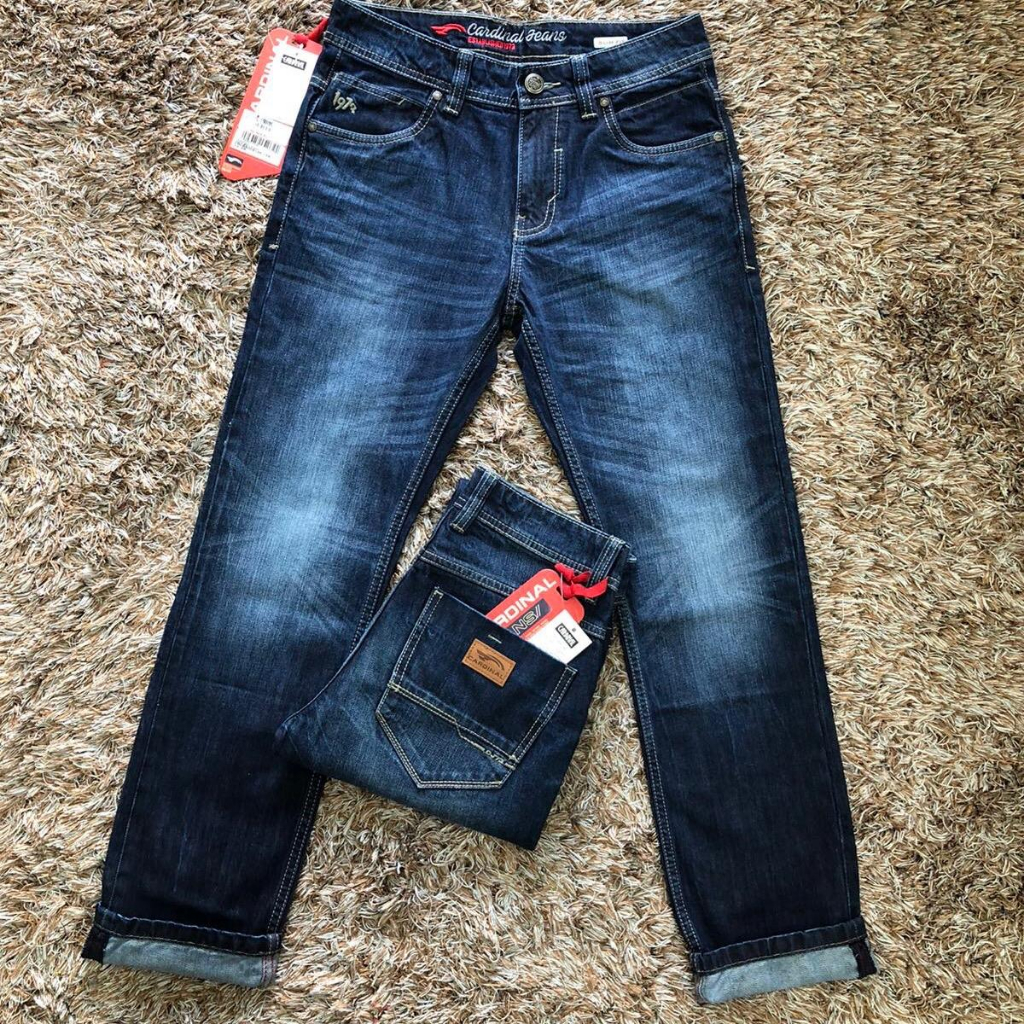 Cardinal jeans ori / celana pria jeans panjang /celana jeans pria non stretch / slim fit /Reguler