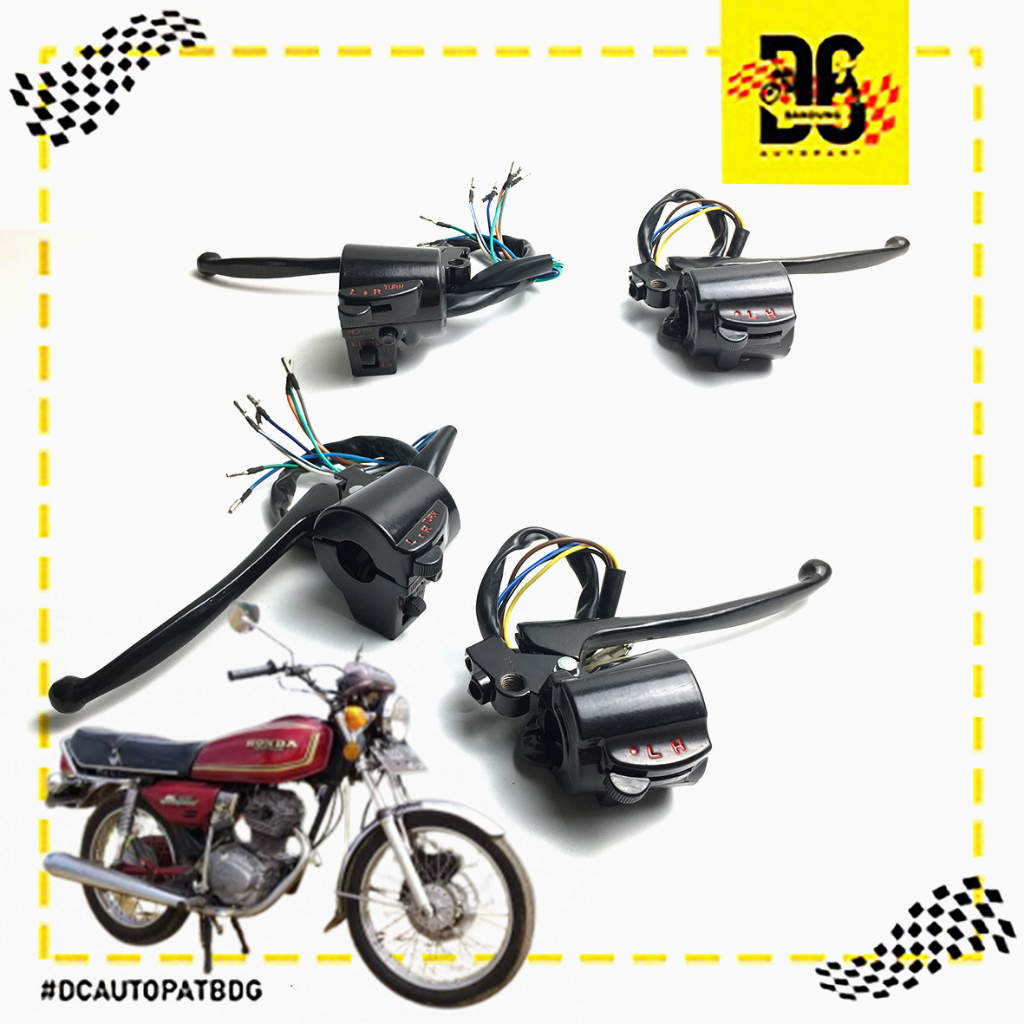 SAKLAR HOLDER GL100 GL125 GLK SET HANDLE HANDEL