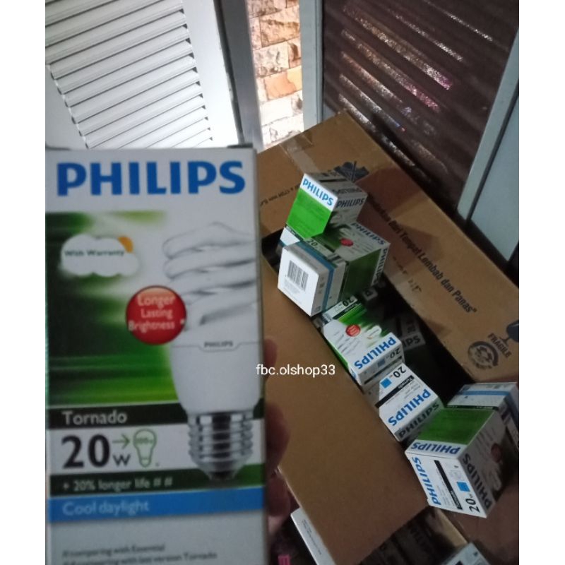 Lampu Philips Tornado Ulir 20 Watt