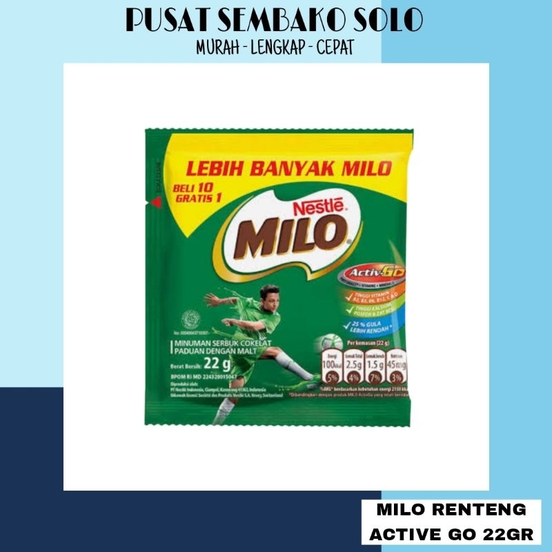 

Milo Active Go Renteng Sachet 22gr