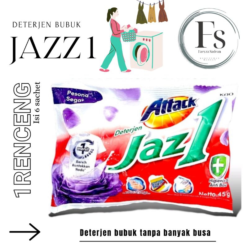 Jazz 1 deterjen (12 sachet)