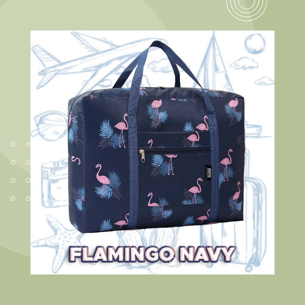 Goto Nesvel Tas Traveling Lipat Motif Besar Jumbo Travel Organizer Bag