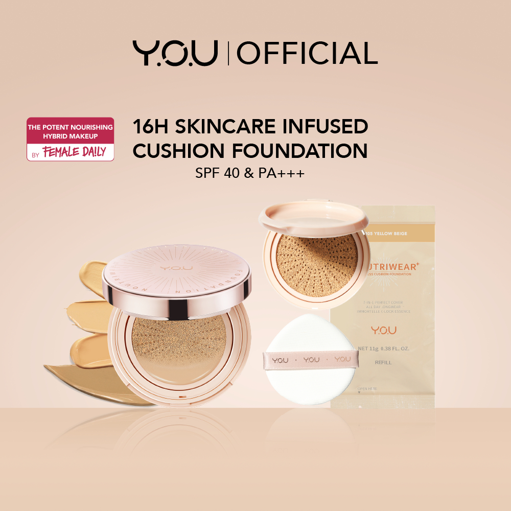 YOU Noutriwear+ Flawless Cushion Foundation & Refill