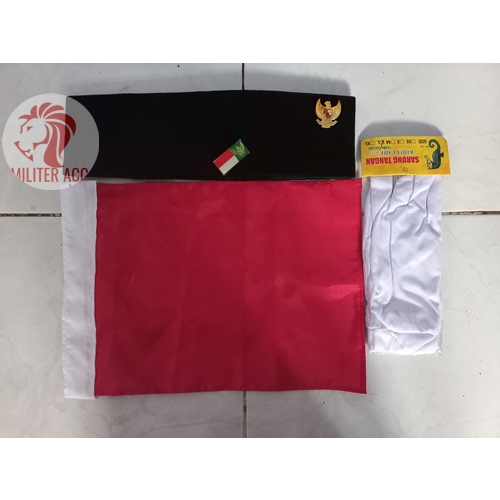 Perlengkapan Paskibra Satu Set Lengkap - Atribut Paskibra Upacara