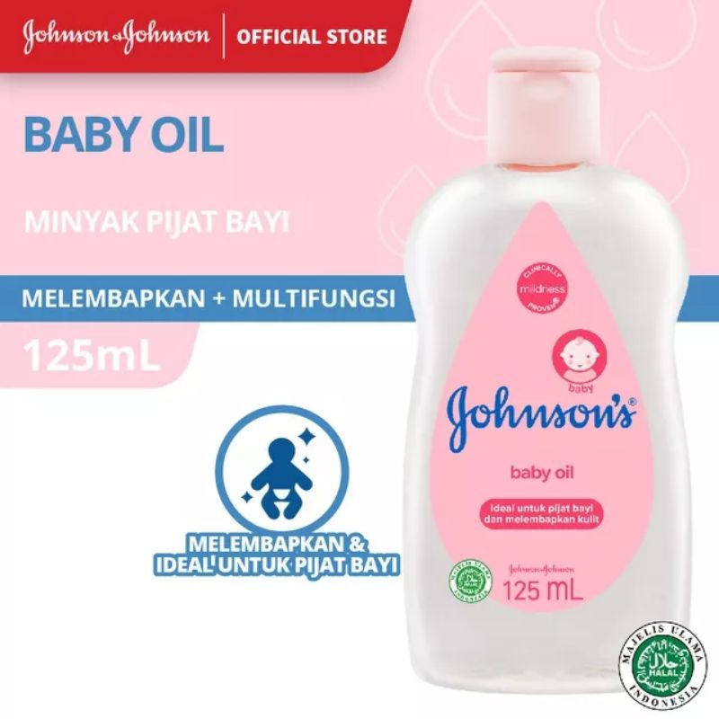 JOHNSON'S BABY OIL 125ML