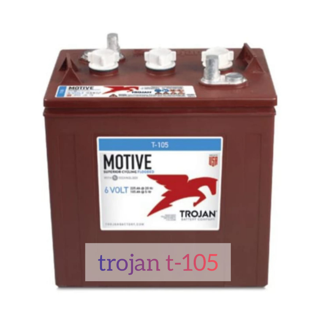 aki deep cycle trojan L-105 trojan T105 6 volt 225ah@20hr golf fork lift