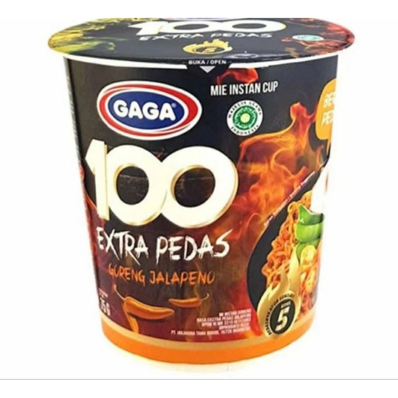 

Gaga cup 100 goreng jalapeno