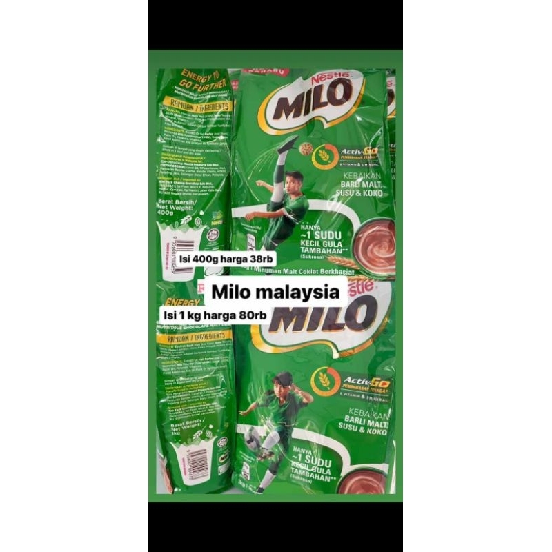 

milo Malaysia original 1 Kg