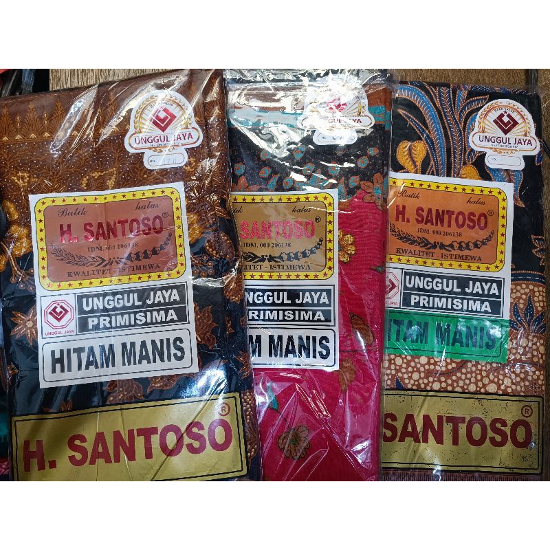 Kain Santoso hitam manis