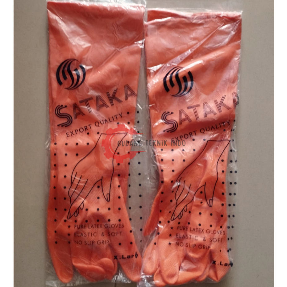SATAKA Sarung Tangan Karet XL (40 cm) / SATAKA Sarung Tangan Karet XL