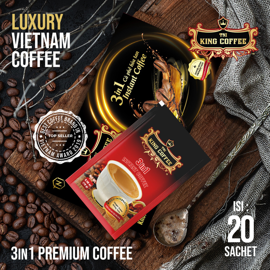 

Kopi Vietnam Trung Nguyen TNI King Coffee 3 in 1 20 Sachet