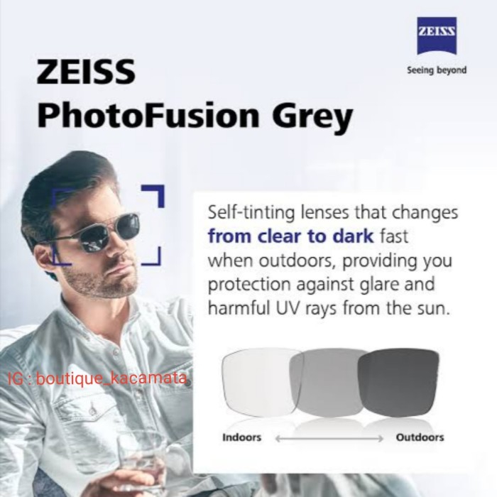 Lensa Kacamata Zeiss SV RX SPH Photofusion