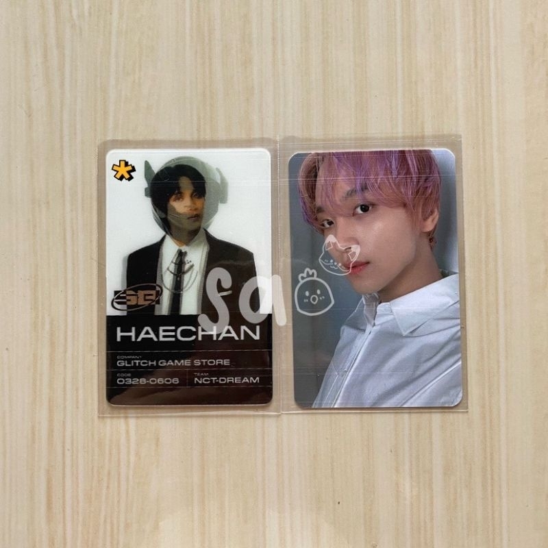 PC Photocard Haechan NCT 127 DREAM Official Lenti Scratch Glitch Mode Starry Daydream Selca