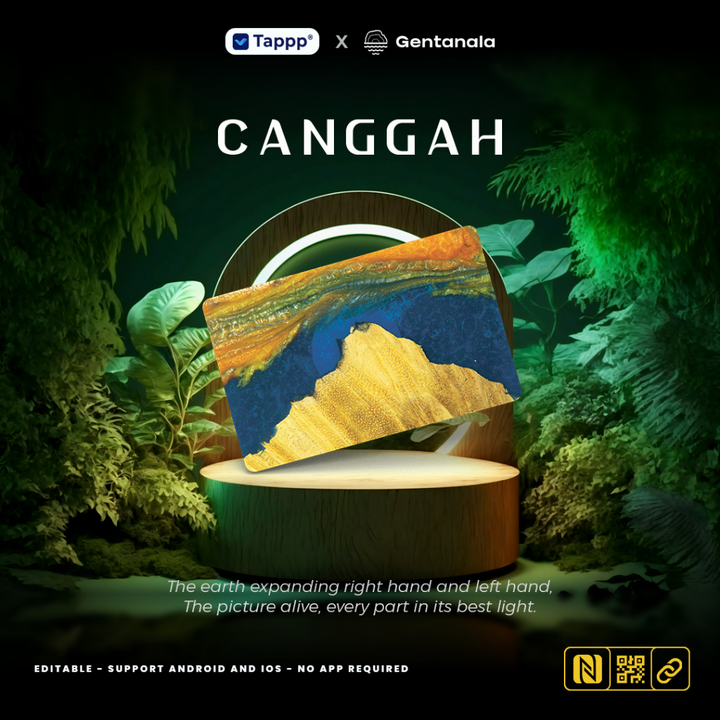 Kartu Nama Digital - Tappp X Gentanala - Kartu Nama Digital NFC - Canggah