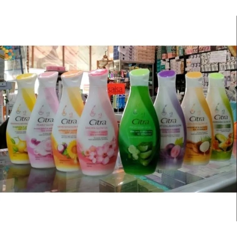 citra  body lotion 210ml  hususdi pakek malam. night collagen glow+ probiotik