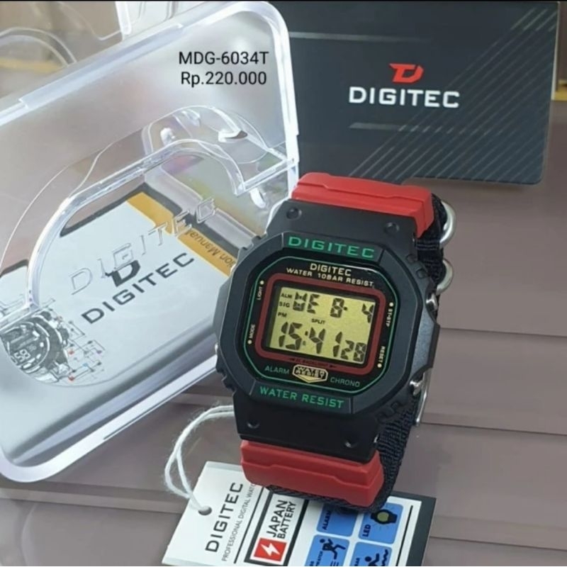 New arrival jam tangan Digitec Mfg 6034T original 100%