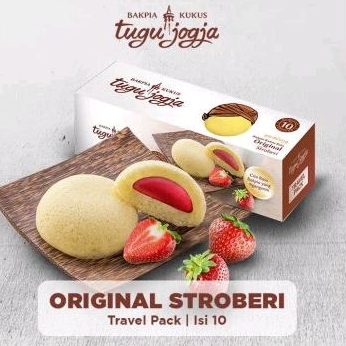 

Bakpia Kukus Tugu Jogja Rasa Original Stroberi - Travel Pack