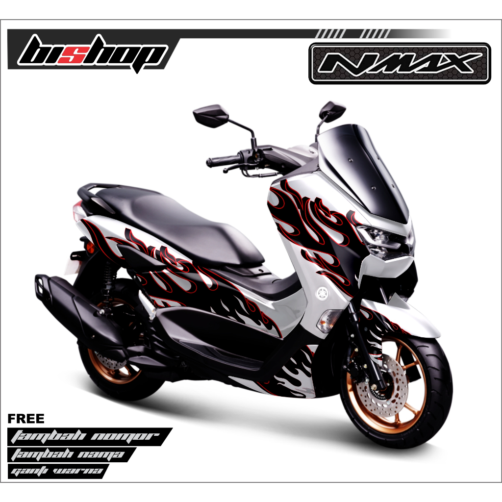 decal sticker full body all new nmax variasi api tribal varian warna