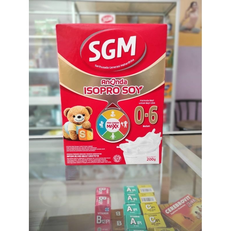 SGM ISOPRO SOYA ANANDA 0-6 BULAN 200 GR