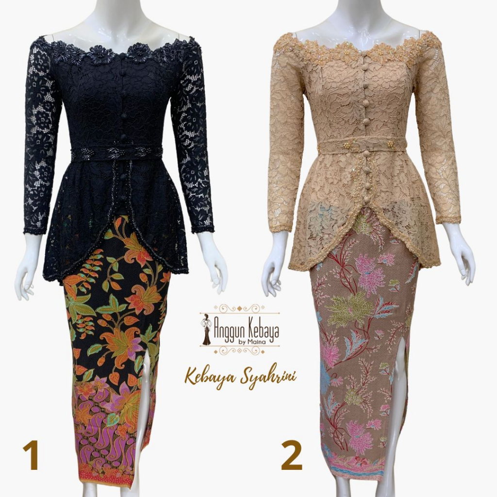 ANGGUN KEBAYA - Kebaya Sabrina Syahrini Dengan Payet Cantik dan Eksklusif | Kebaya Wisuda | Kebaya R