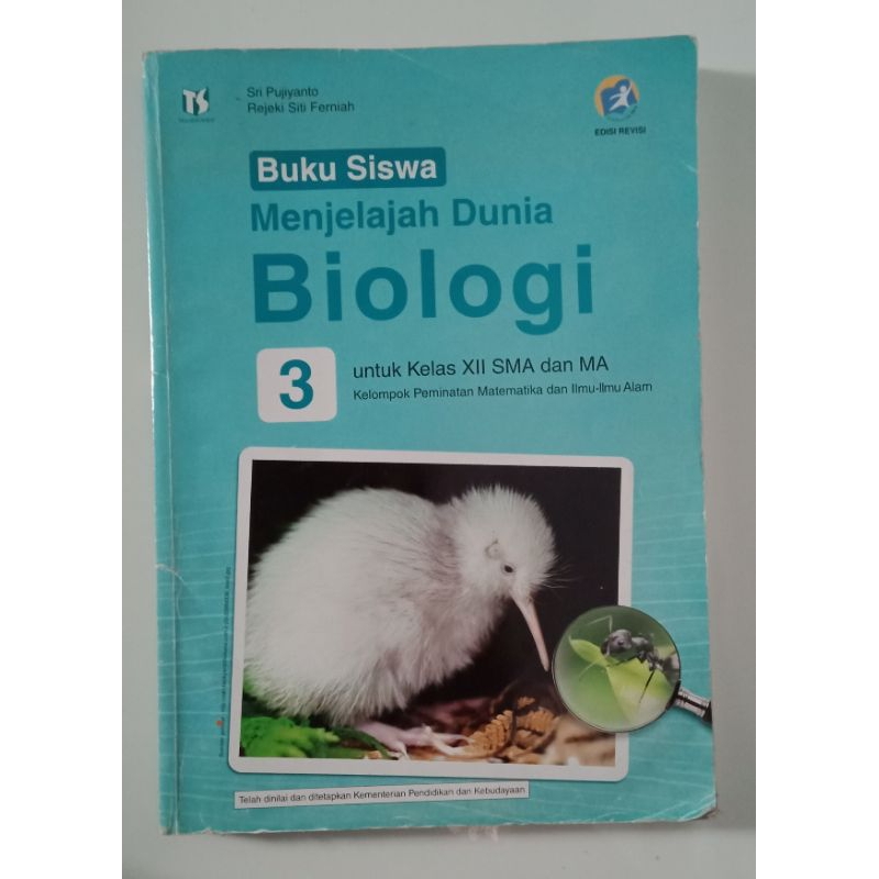 Buku Cetak Biologi SMA/MA Kelas XII/12 K13 Tiga Serangkai