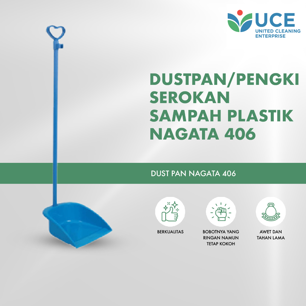 Nagata Dustpan /Pengki Serokan Sampah Plastik 406