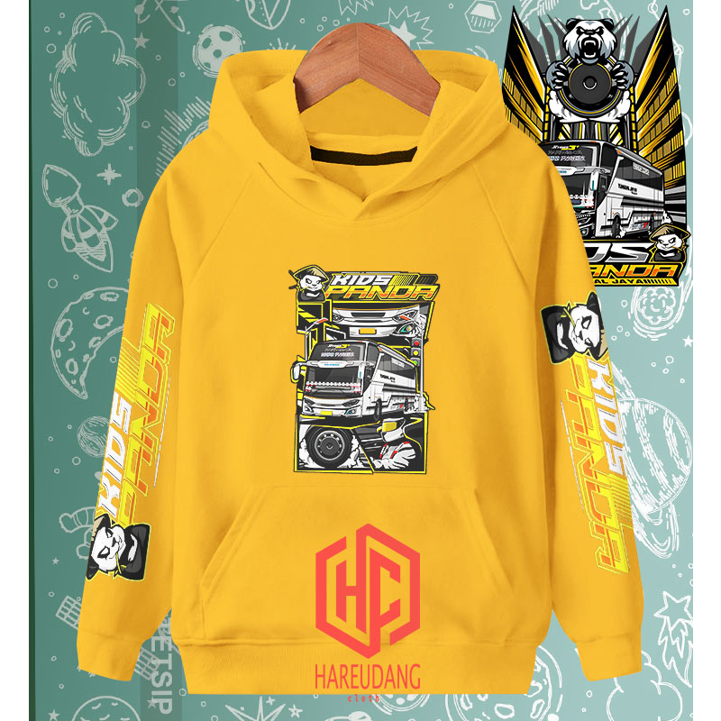 hoodie anak bus panda/jaket hoodie anak bus kids panda /hoodie anak busmania
