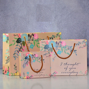 

Paperbag KRAFT PAPER FLOWER - Tote Bag