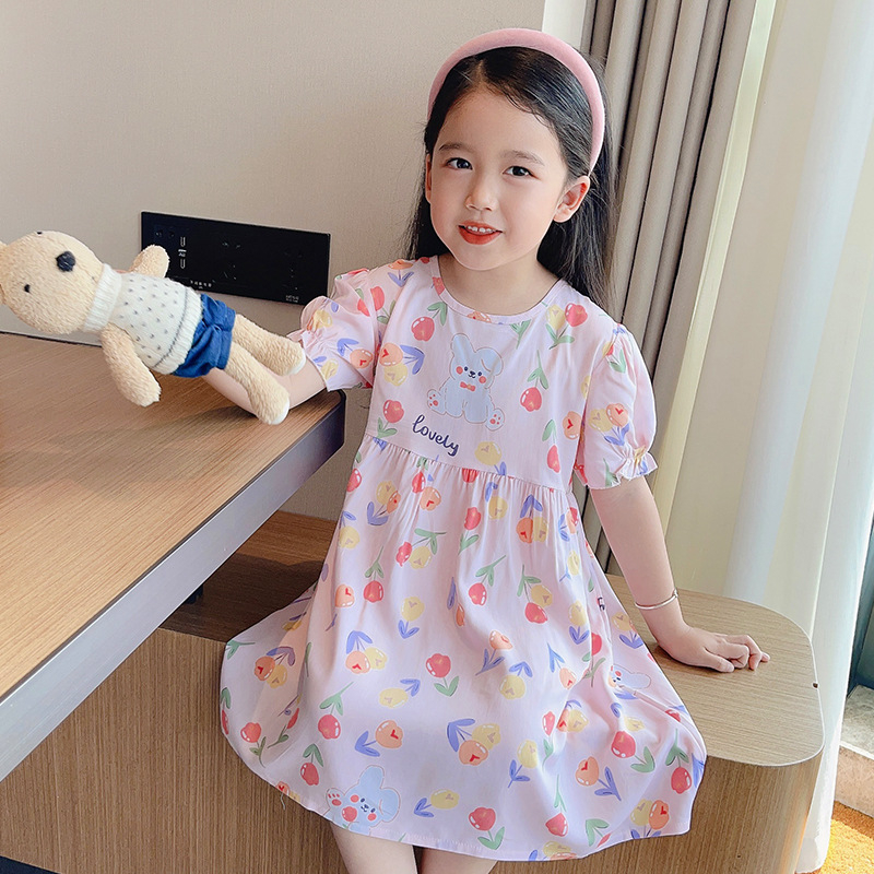 FANCY //piyama Dress anak//Dress dewasa katun rayon//Dress couple anak perempuan dan ibu