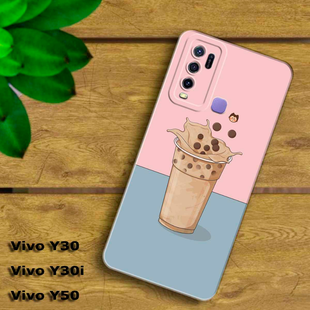 Casing Hp Vivo Y30 Y30i Y50 - [Fashion Case Boba] - Case Hp Vivo Y30 Y30i Y50 - PICKS STORE - Softca