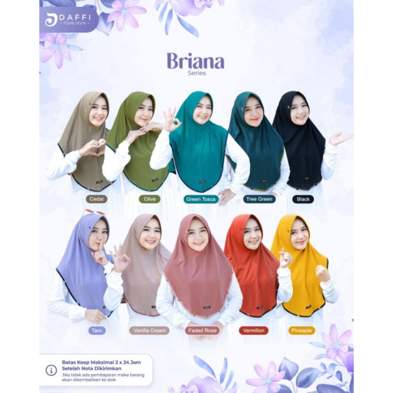 Jilbab Instan Bergo Briana Daffi Hijab