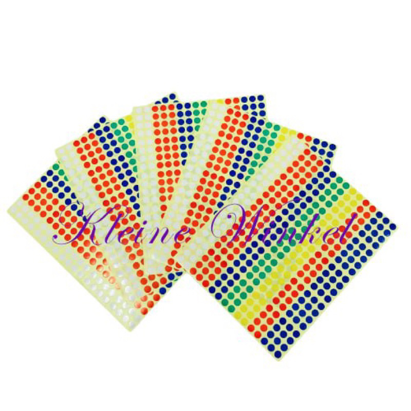 

Sticker Dot Warna Warni