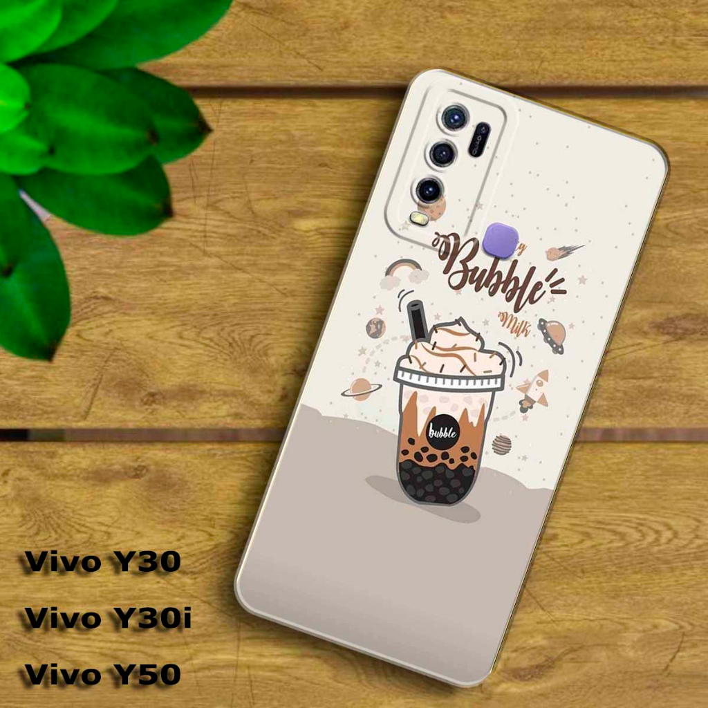Casing Hp Vivo Y30 Y30i Y50 - [Fashion Case Boba] - Case Hp Vivo Y30 Y30i Y50 - PICKS STORE - Softca