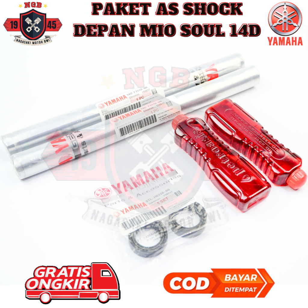 SHOCK DEPAN MIO SPORTY - SHOCK DEPAN MIO SMILE - AS SHOCK DEPAN MIO - PAKET AS SHOCK BREAKER DEPAN
